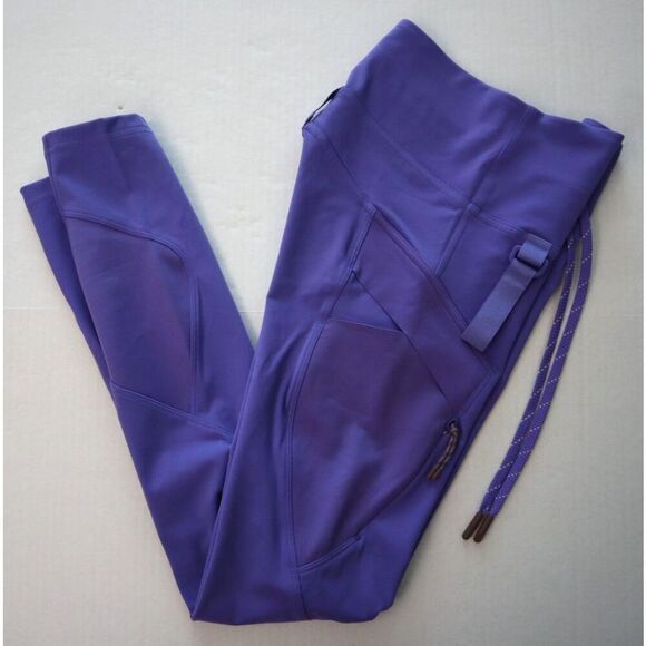 Lululemon W5EQ9S Women's Sz 2 Purple Cargo Super Hi-Rise Hiking 25" Tights - Picture 11 of 16